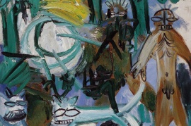 〈故乡〉，李山，1978，布面油画，59 x 61.5厘米