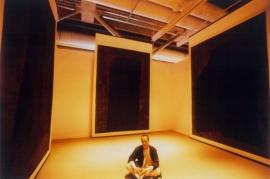在《大地魔术师》现场制作的作品，杨诘苍，1989，巴黎庞比杜中心