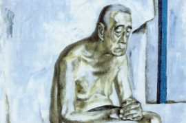 <i>Human Body</i>, Huang Xiaopeng, 1982, oil on canvas.