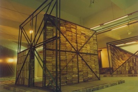 <i>Standardized Series of Ideal Housing</i>, Lin Yilin, 1991, installation 