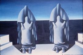 〈后古典 – 大悲爱的复归〉，  王广义，1986，布面油画，150 x 200厘米 