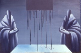 〈后古典 – 马太福音〉，王广义，1986，布面油画，120 x 110厘米