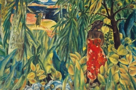 <i>Banna</i>, Ye Yongqing, 1982, oil on canvas, 58 x 72 cm.