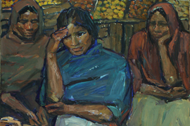 <i>Taco</i>, Zheng Shengtian, 1983, oil on canvas.